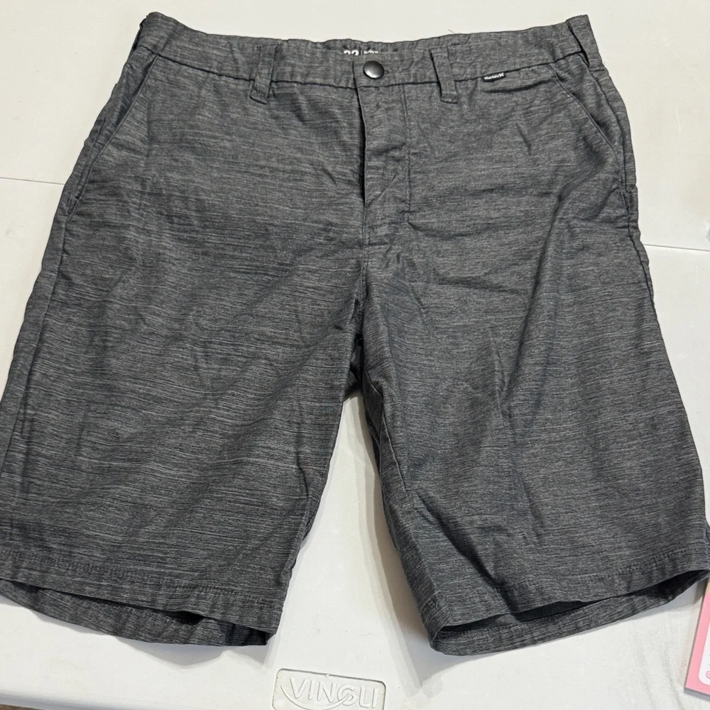 Hurley Mens Hybrid Shorts Nike Dri-Fit Size 32 Dark Gray - Picture 1 of 3